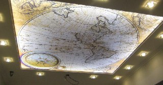 Натяжной потолок с фотопечатью Междуреченск, цена от 6210 руб.